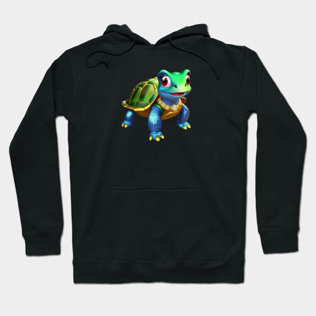 Bling Turtle Hoodie by EMP